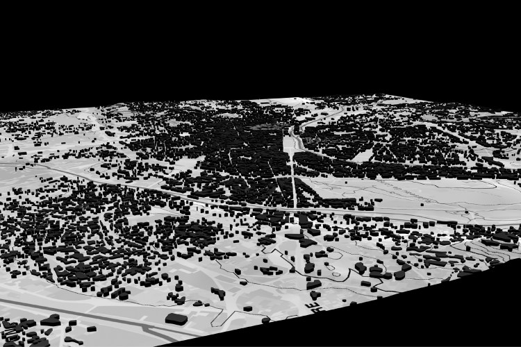 difficile de reconnaître Paris et la banlieue!