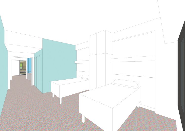 chambre du secteur soins de suite