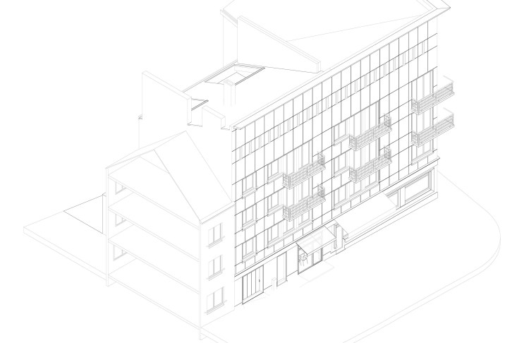 axonométrie / projet